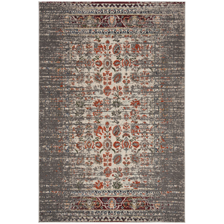 SAFAVIEH Monaco Collection MNC208T Grey / Ivory Rug Image 8