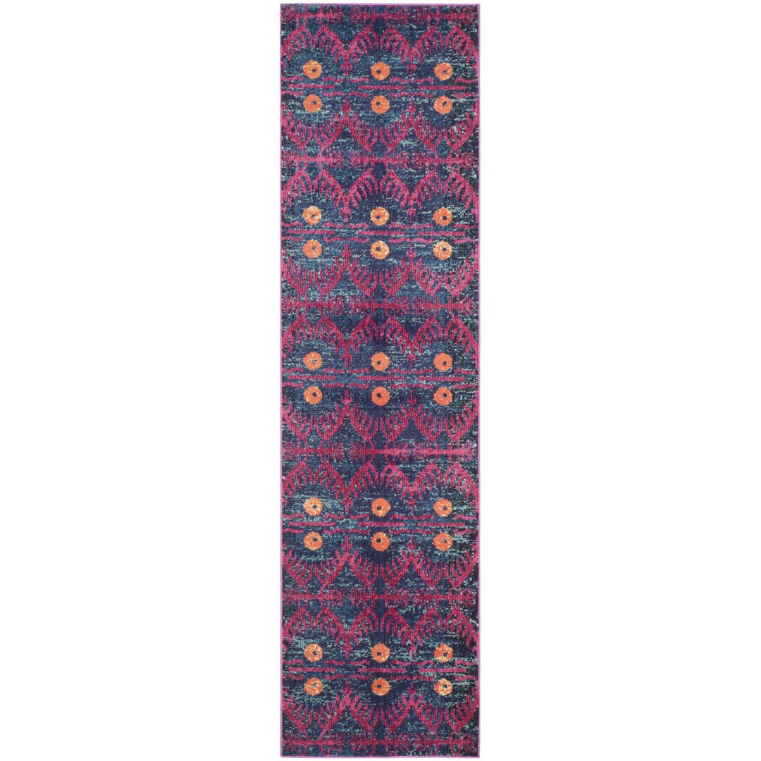 SAFAVIEH Monaco Collection MNC213D Pink / Multi Rug Image 1