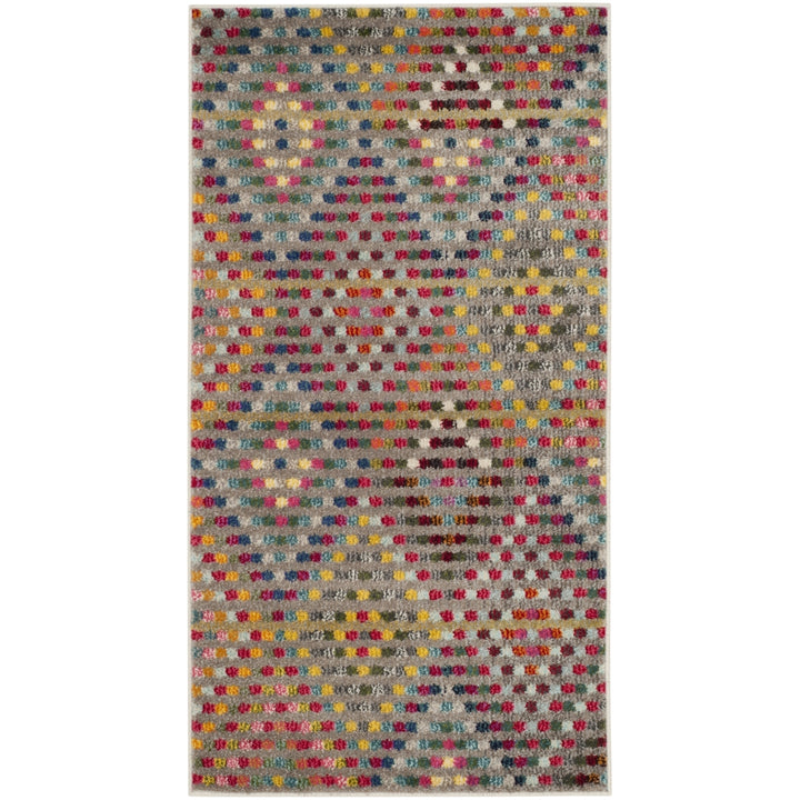 SAFAVIEH Monaco Collection MNC204F Multi / Beige Rug Image 3