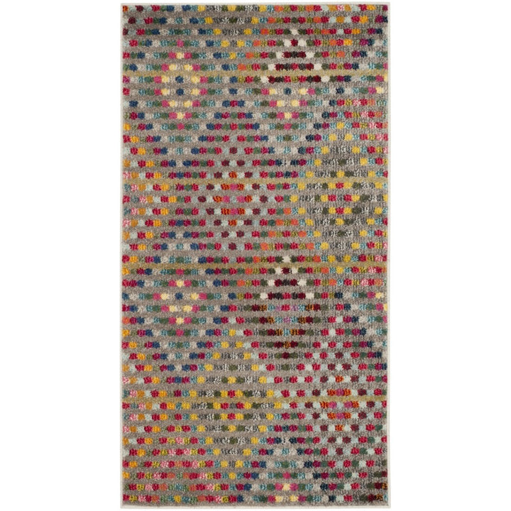 SAFAVIEH Monaco Collection MNC204F Multi / Beige Rug Image 1