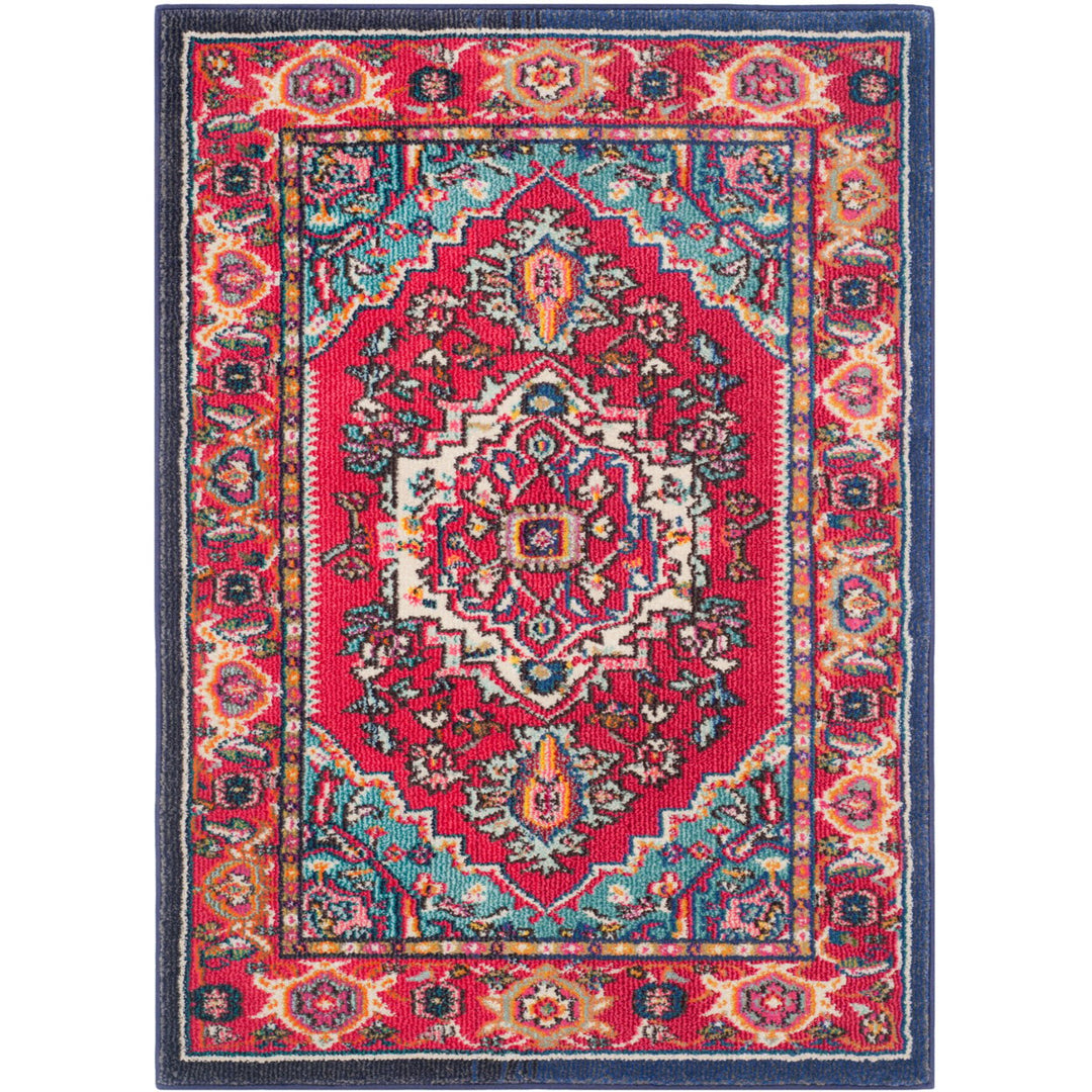 SAFAVIEH MNC207C Monaco Red / Turquoise Image 1