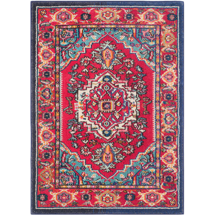 SAFAVIEH MNC207C Monaco Red / Turquoise Image 1