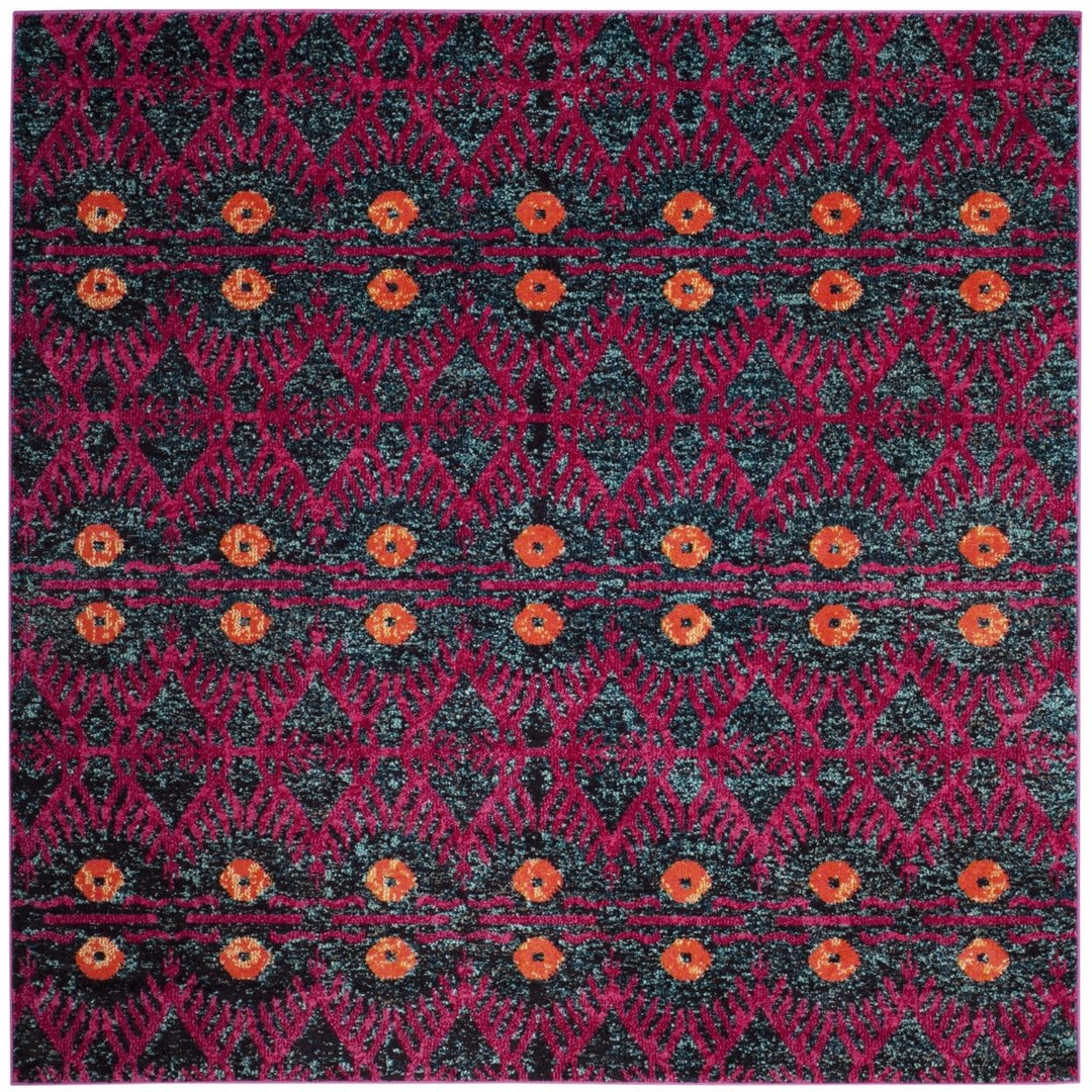 SAFAVIEH Monaco Collection MNC213D Pink / Multi Rug Image 1