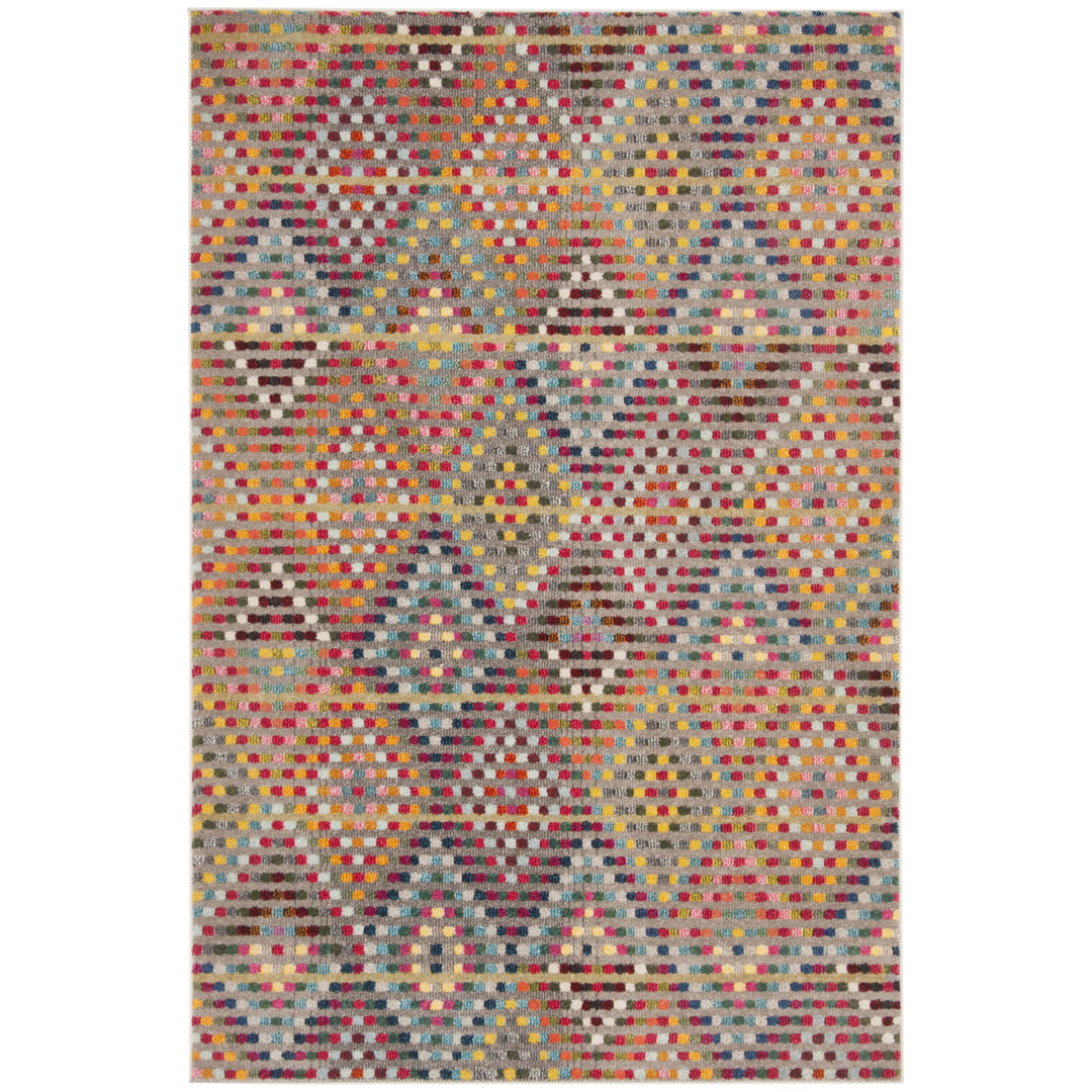 SAFAVIEH Monaco Collection MNC204F Multi / Beige Rug Image 5