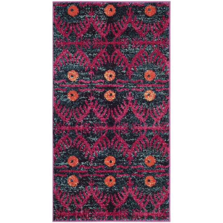 SAFAVIEH Monaco Collection MNC213D Pink / Multi Rug Image 1