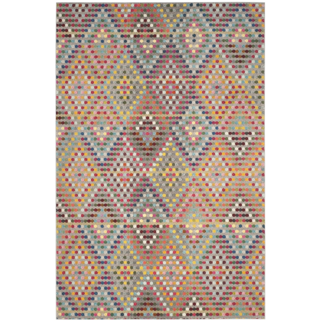 SAFAVIEH Monaco Collection MNC204F Multi / Beige Rug Image 6