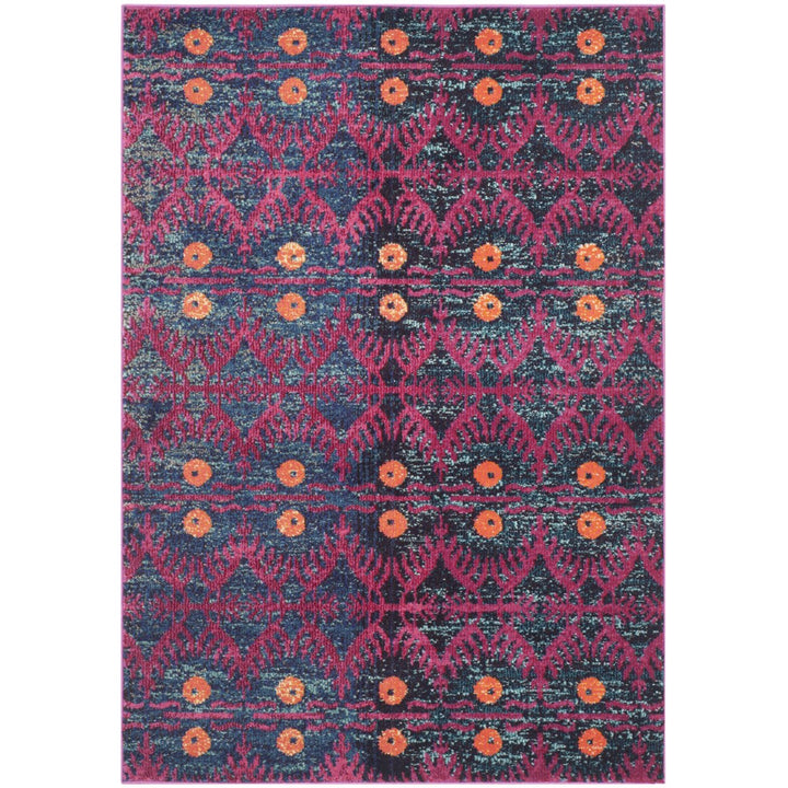 SAFAVIEH Monaco Collection MNC213D Pink / Multi Rug Image 1