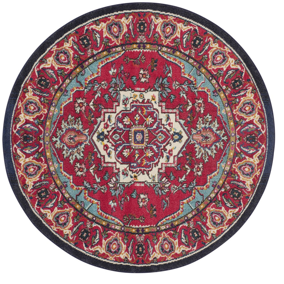 SAFAVIEH MNC207C Monaco Red / Turquoise Image 1