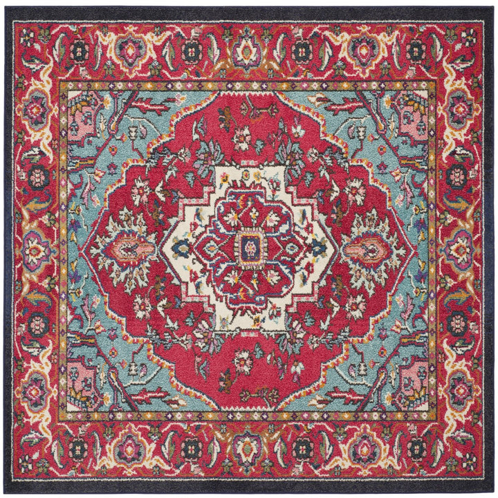 SAFAVIEH MNC207C Monaco Red / Turquoise Image 1