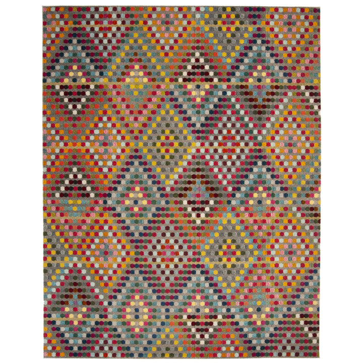 SAFAVIEH Monaco Collection MNC204F Multi / Beige Rug Image 9