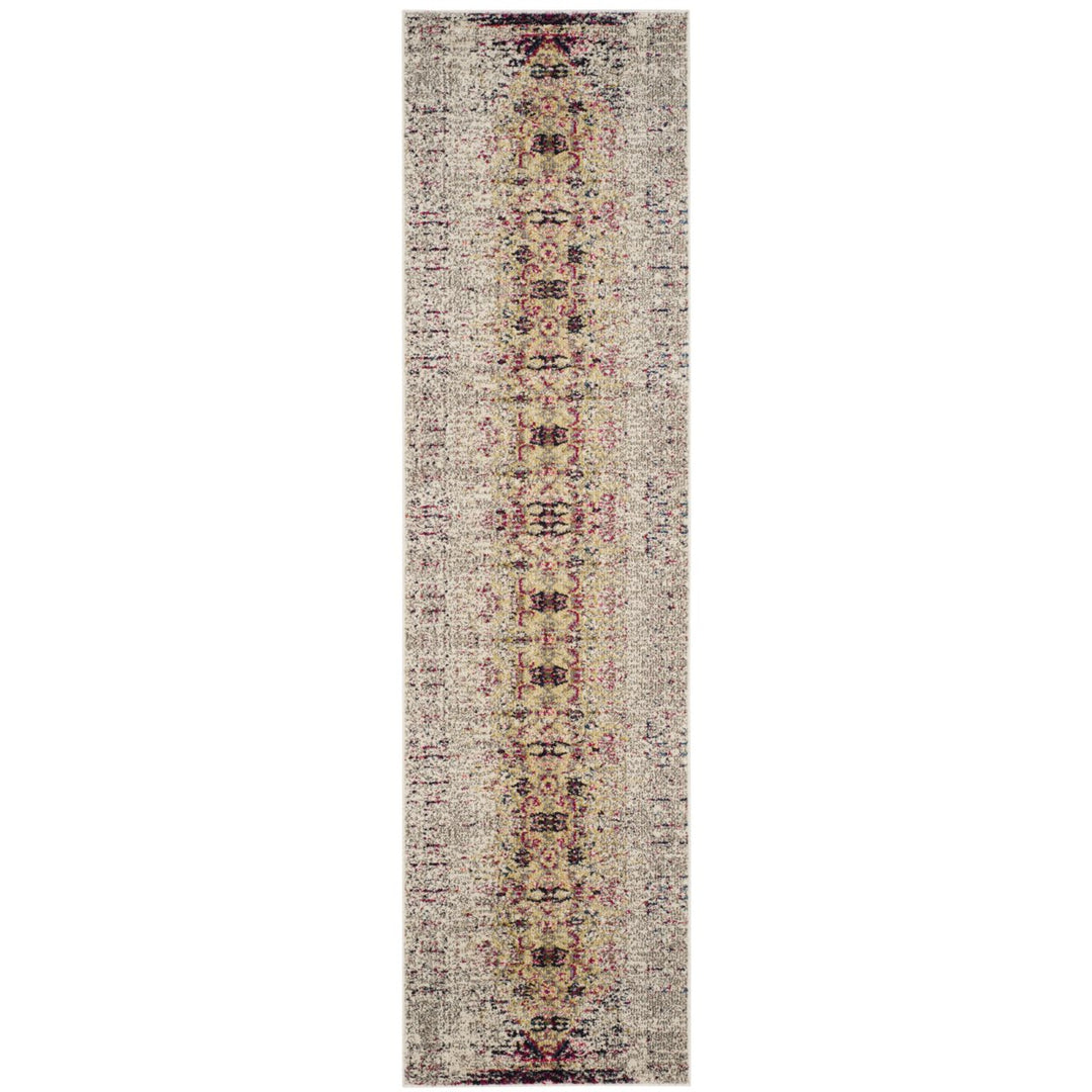 SAFAVIEH Monaco Collection MNC209R Ivory / Pink Rug Image 1