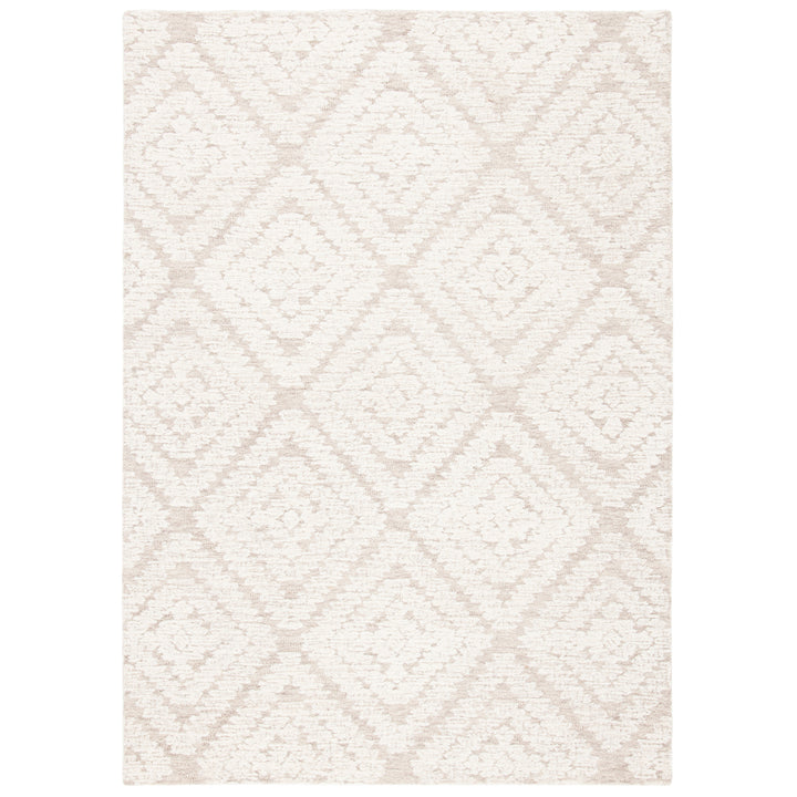 SAFAVIEH Micro-Loop MLP907A Handmade Beige / Brown Rug Image 1