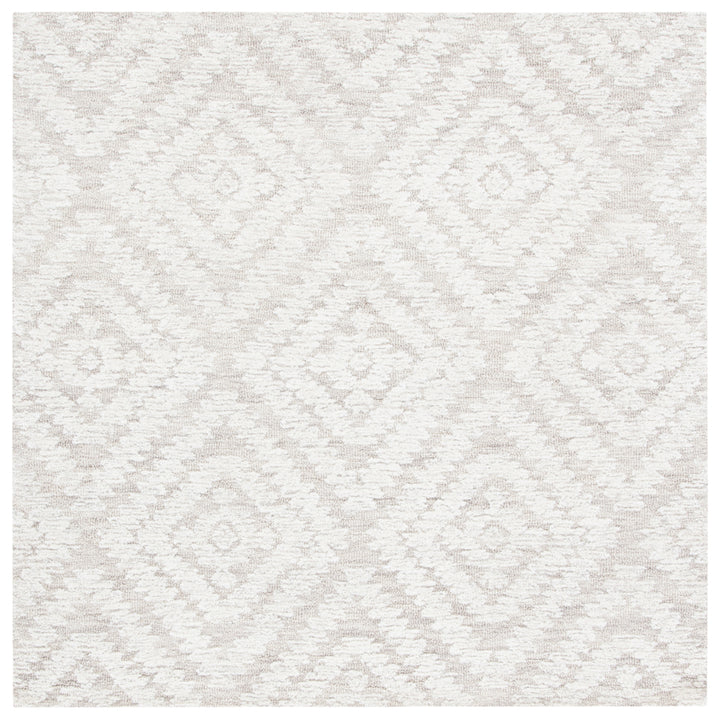 SAFAVIEH Micro-Loop MLP907A Handmade Beige / Brown Rug Image 6