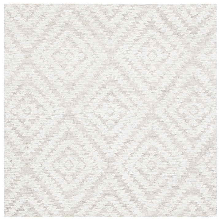 SAFAVIEH Micro-Loop MLP907A Handmade Beige / Brown Rug Image 1