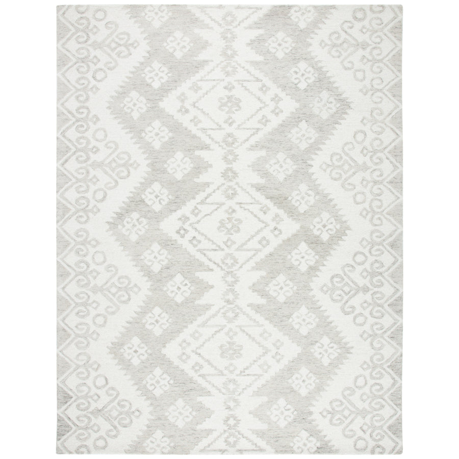 SAFAVIEH Micro-Loop MLP952A Handmade Ivory / Beige Rug Image 1