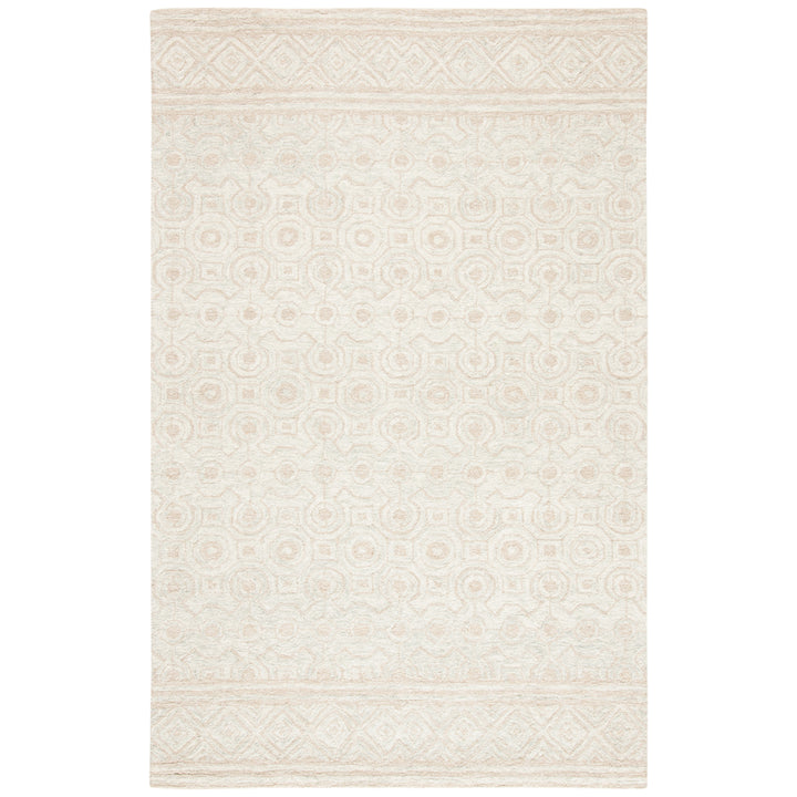 SAFAVIEH Micro-Loop MLP950A Ivory / Light Green Rug Image 10