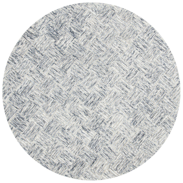 SAFAVIEH Micro-Loop Collection MLP976F Handmade Grey Rug Image 4