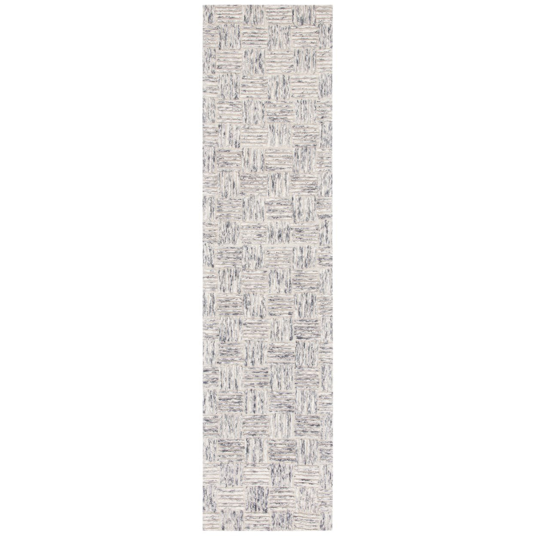 SAFAVIEH Micro-Loop Collection MLP976F Handmade Grey Rug Image 5