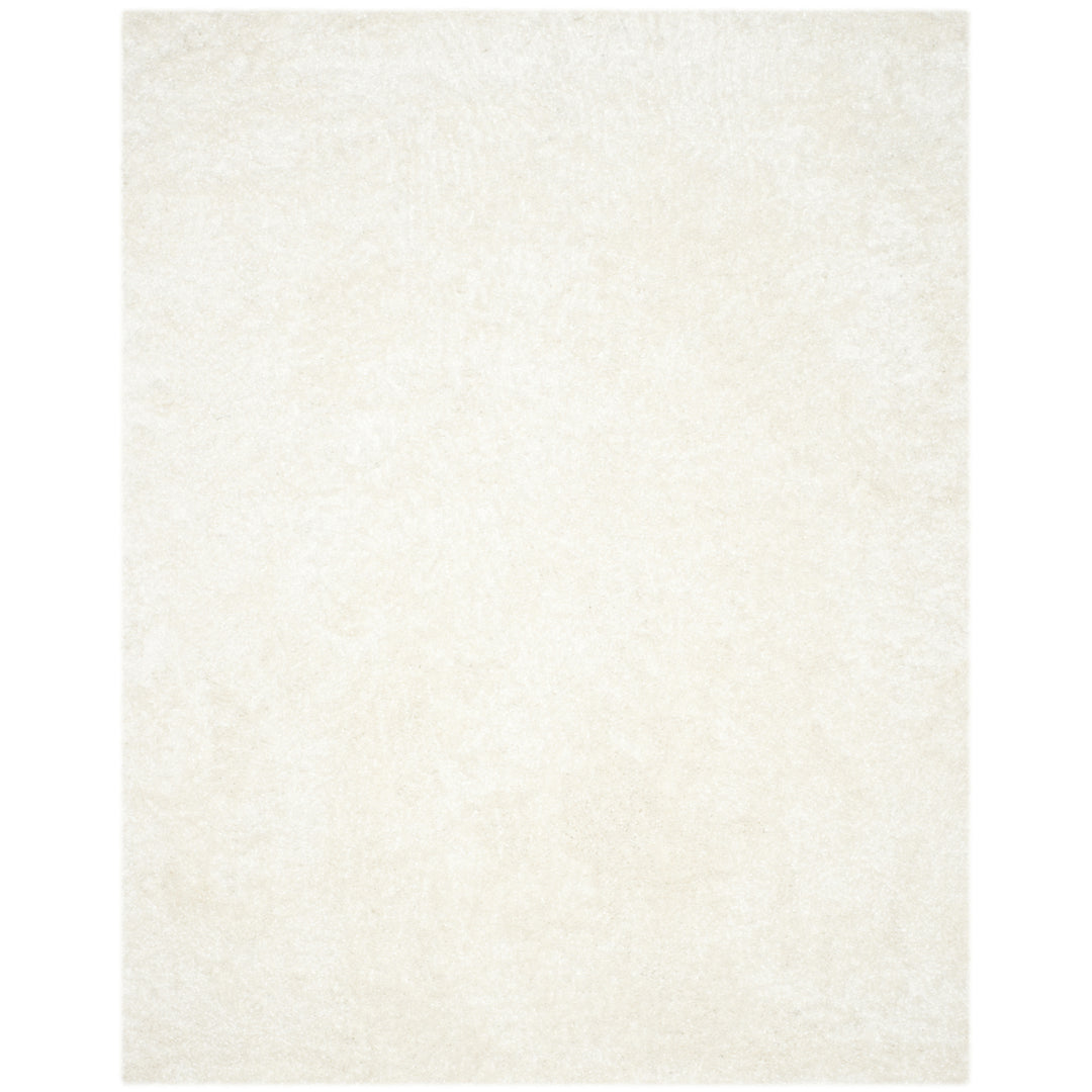 SAFAVIEH Malibu Shag MLS431W Handmade White Rug Image 1