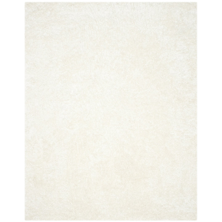 SAFAVIEH Malibu Shag MLS431W Handmade White Rug Image 1