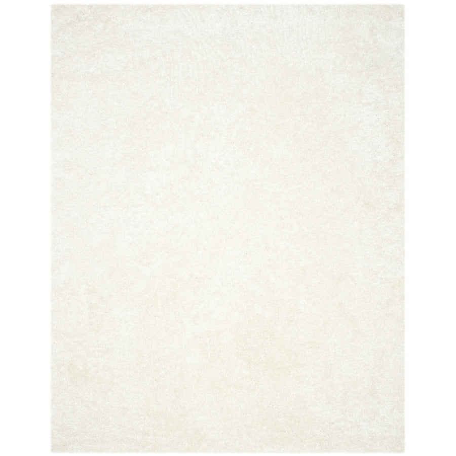 SAFAVIEH Malibu Shag MLS431W Handmade White Rug Image 1