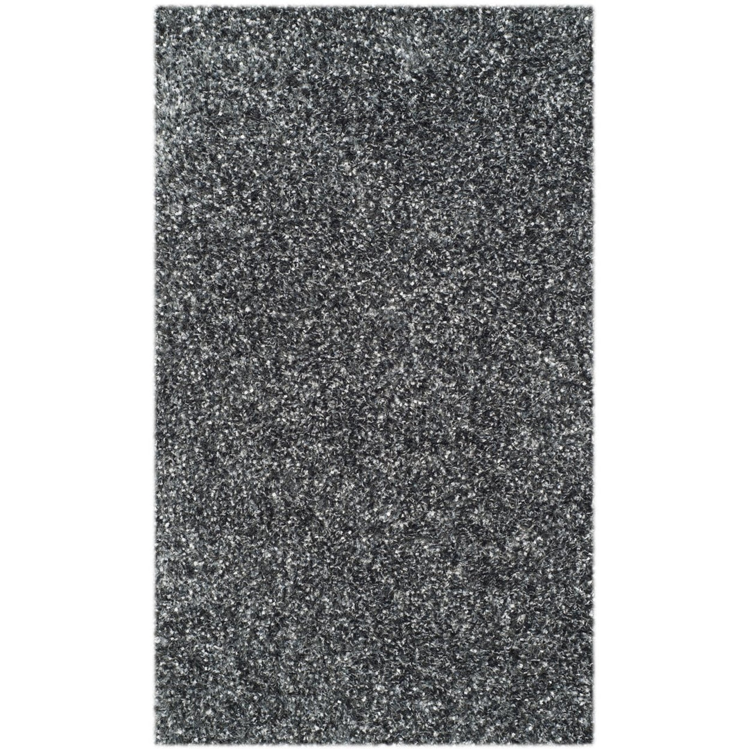 SAFAVIEH Malibu Shag MLS431C Handmade Charcoal Rug Image 1