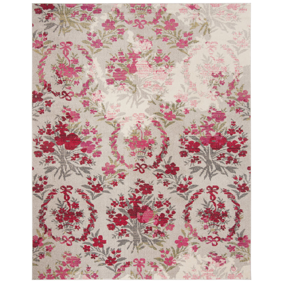 SAFAVIEH Monaco Collection MNC205R Ivory / Pink Rug Image 1