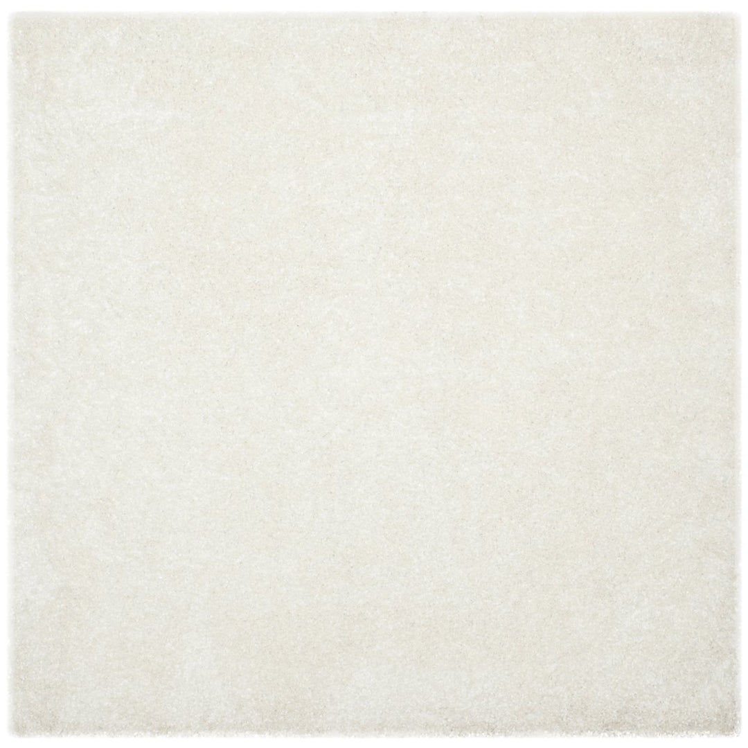 SAFAVIEH Malibu Shag MLS431W Handmade White Rug Image 1