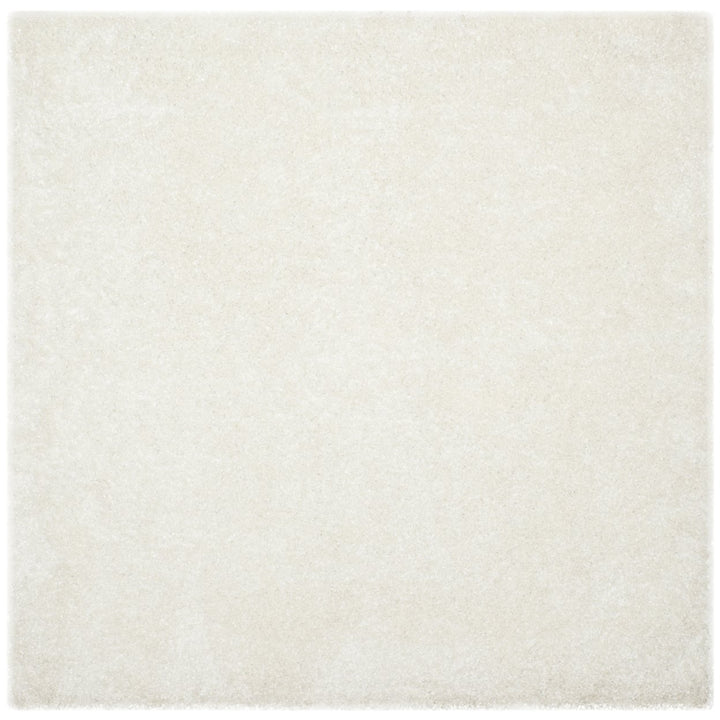 SAFAVIEH Malibu Shag MLS431W Handmade White Rug Image 1