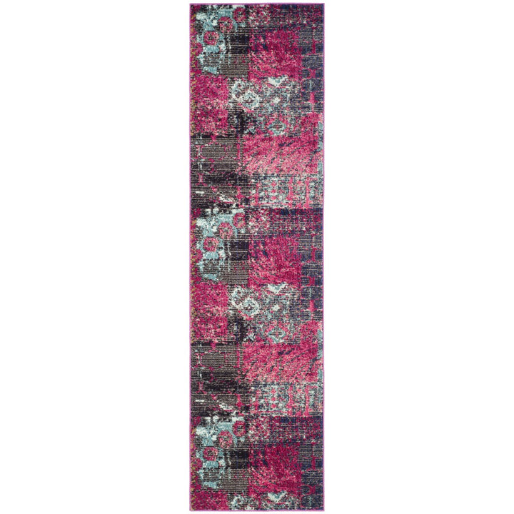 SAFAVIEH Monaco Collection MNC210D Pink / Multi Rug Image 3