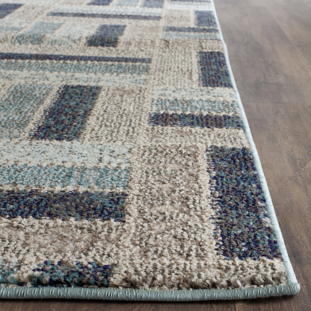 SAFAVIEH Monaco Collection MNC214E Grey / Blue Rug Image 4