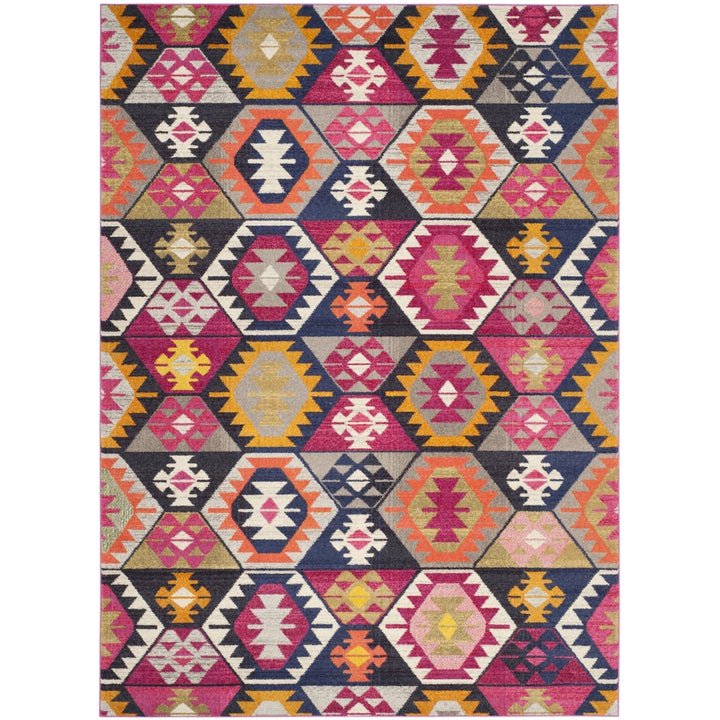 SAFAVIEH Monaco Collection MNC218F Multi Rug Image 1