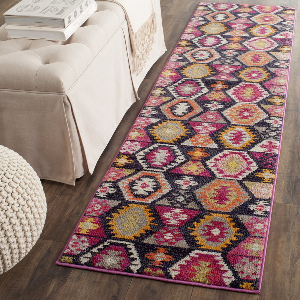 SAFAVIEH Monaco Collection MNC218F Multi Rug Image 2