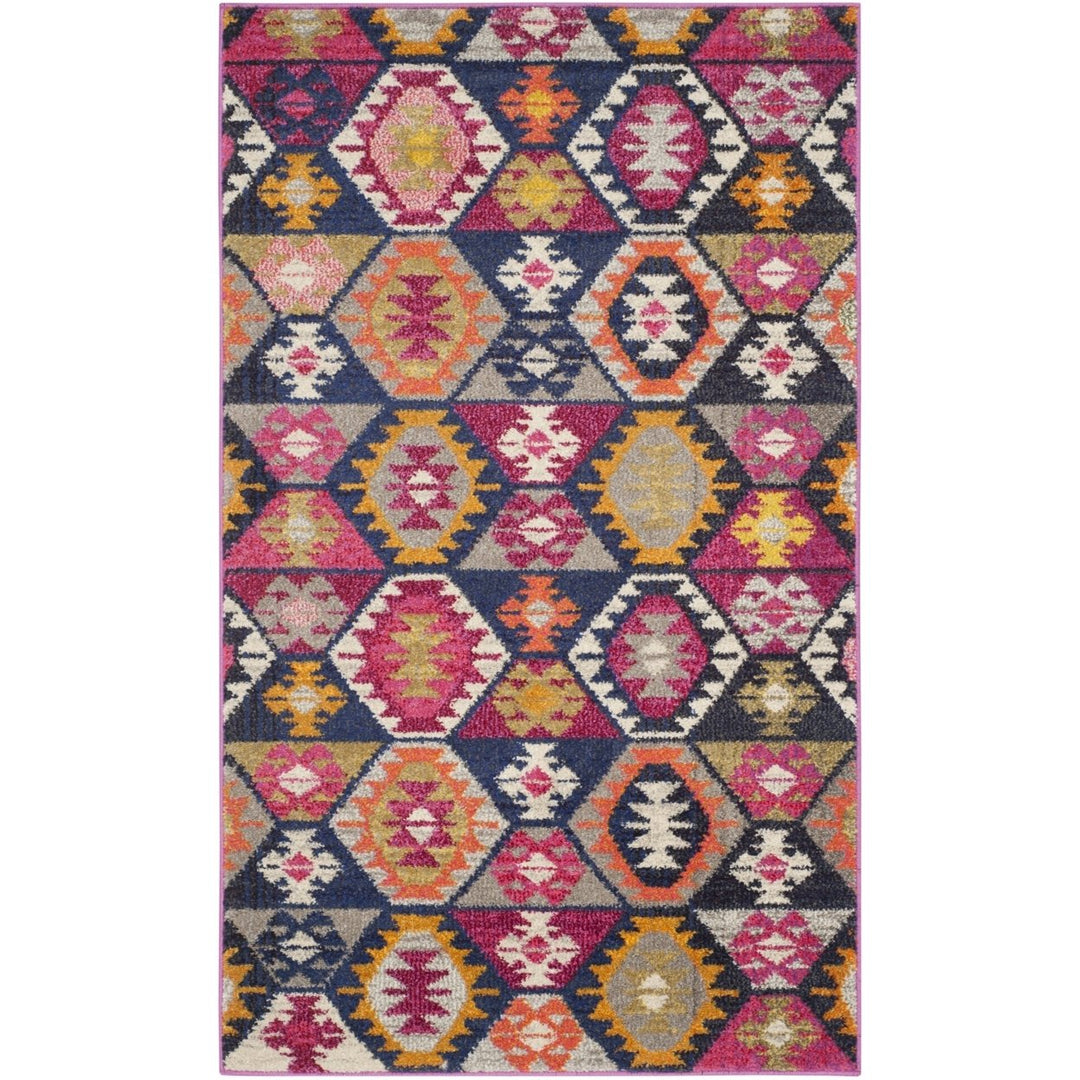 SAFAVIEH Monaco Collection MNC218F Multi Rug Image 1