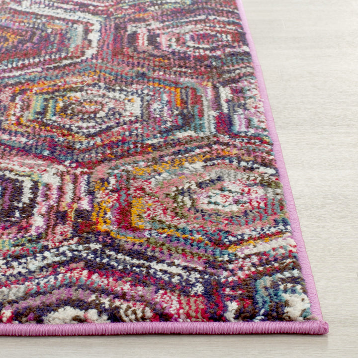 SAFAVIEH Monaco Collection MNC224D Pink / Multi Rug Image 4