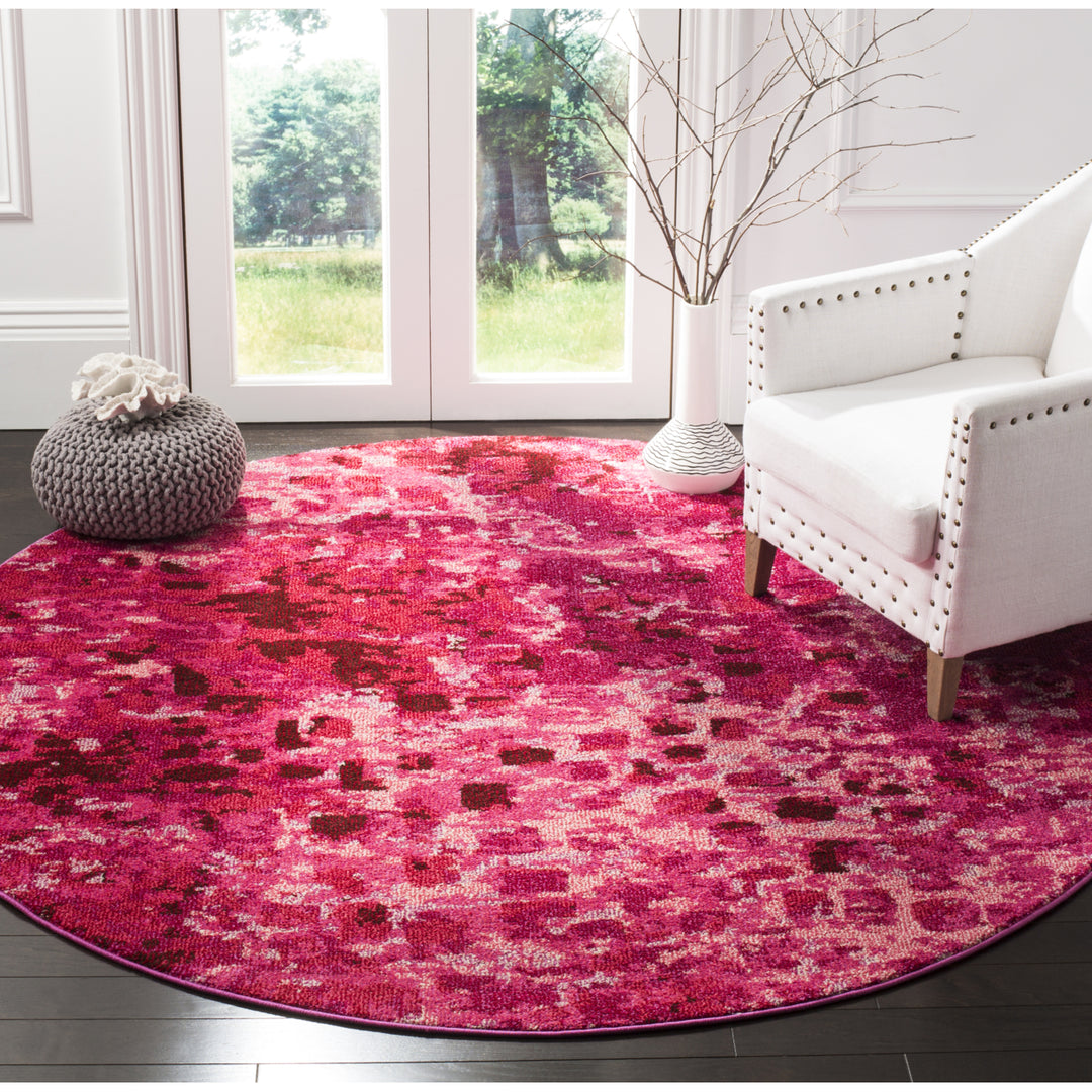 SAFAVIEH Monaco Collection MNC225F Fuchsia Rug Image 2