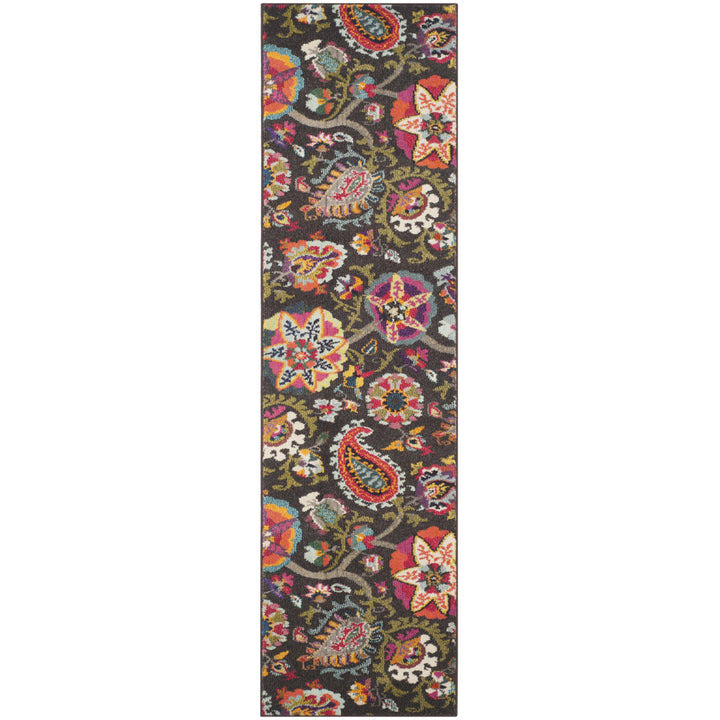 SAFAVIEH Monaco Collection MNC229B Brown / Multi Rug Image 3