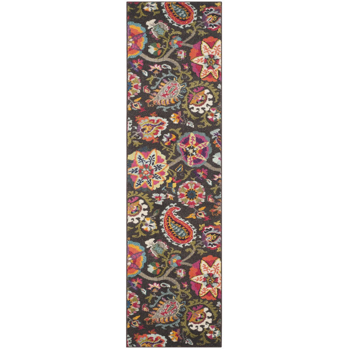 SAFAVIEH Monaco Collection MNC229B Brown / Multi Rug Image 1