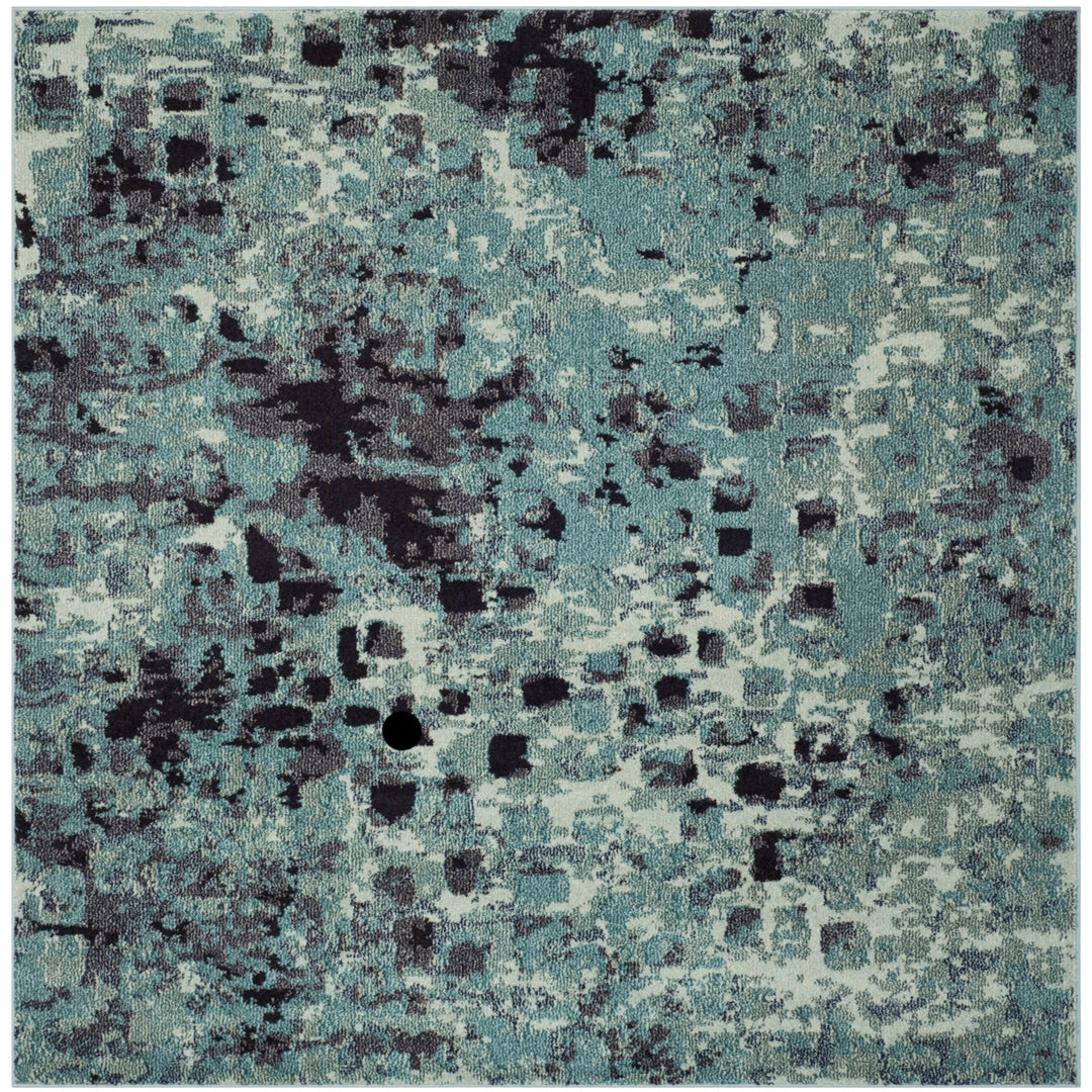 SAFAVIEH Monaco Collection MNC225J Light Blue / Multi Rug Image 6