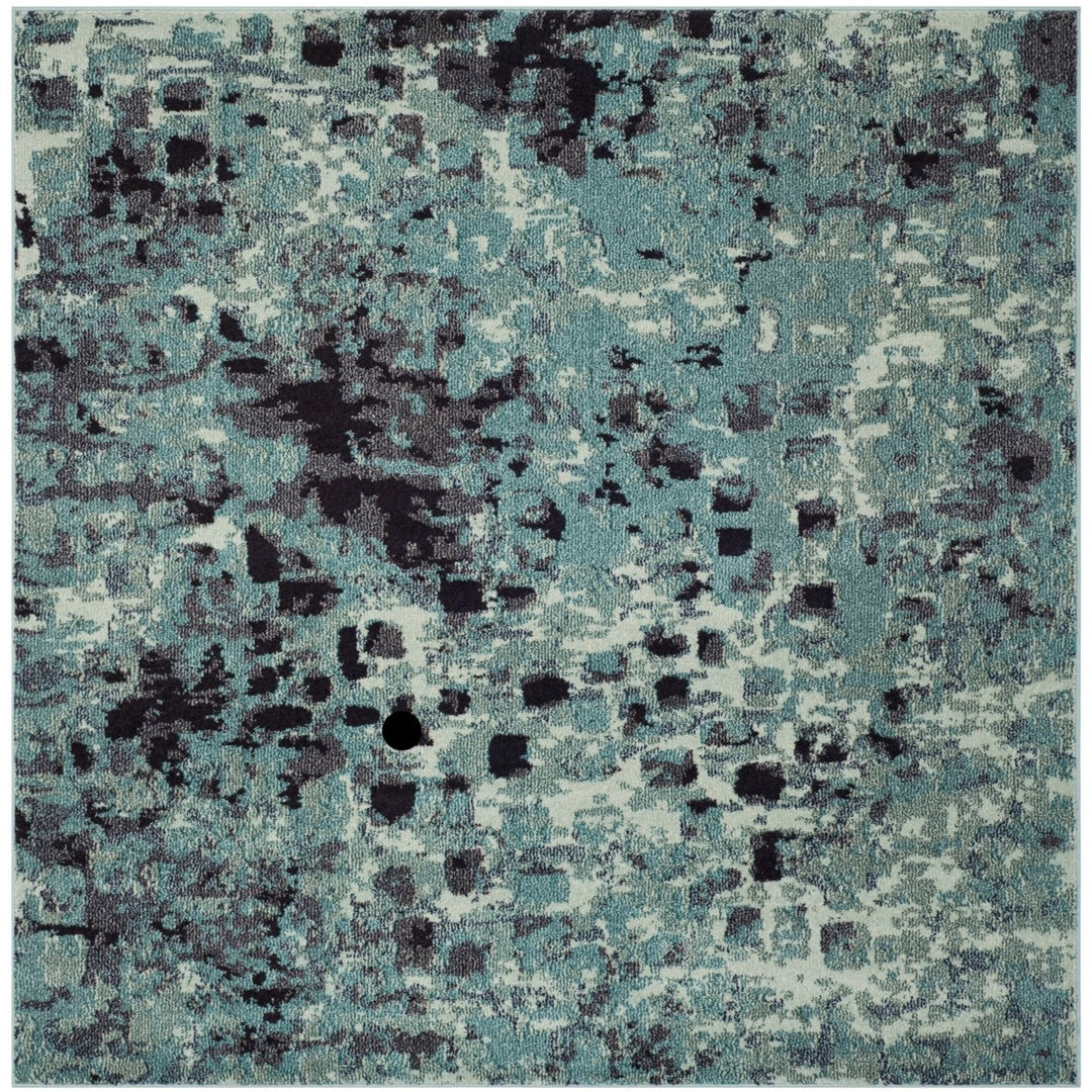 SAFAVIEH Monaco Collection MNC225J Light Blue / Multi Rug Image 1