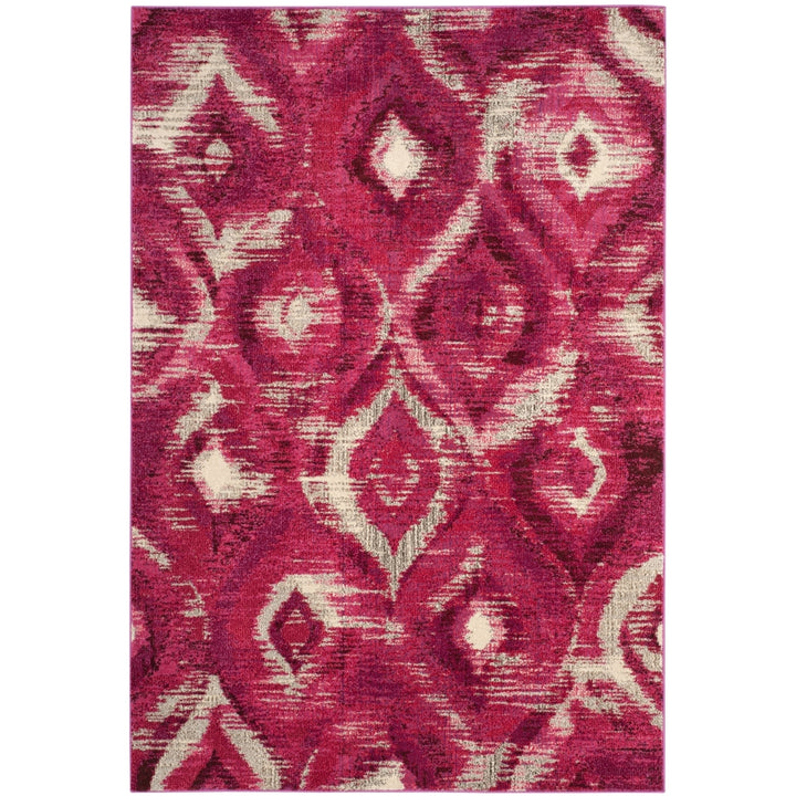 SAFAVIEH Monaco Collection MNC242D Fuchsia / Cream Rug Image 1