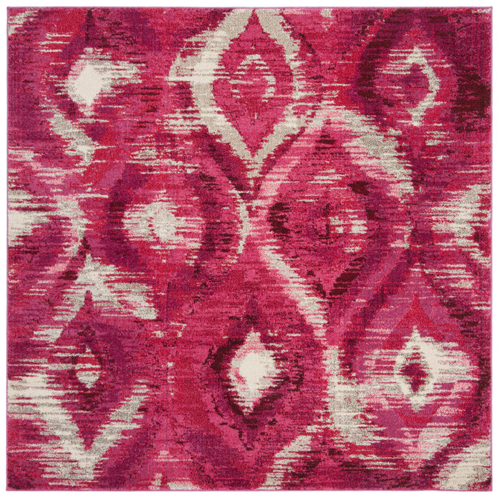 SAFAVIEH Monaco Collection MNC242D Fuchsia / Cream Rug Image 6