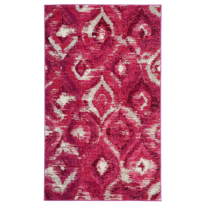 SAFAVIEH Monaco Collection MNC242D Fuchsia / Cream Rug Image 8