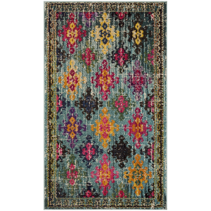 SAFAVIEH Monaco Collection MNC244N Blue / Multi Rug Image 8