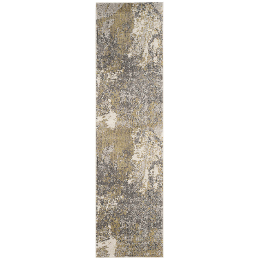 SAFAVIEH Monaco Collection MNC219S Ivory / Grey Rug Image 5