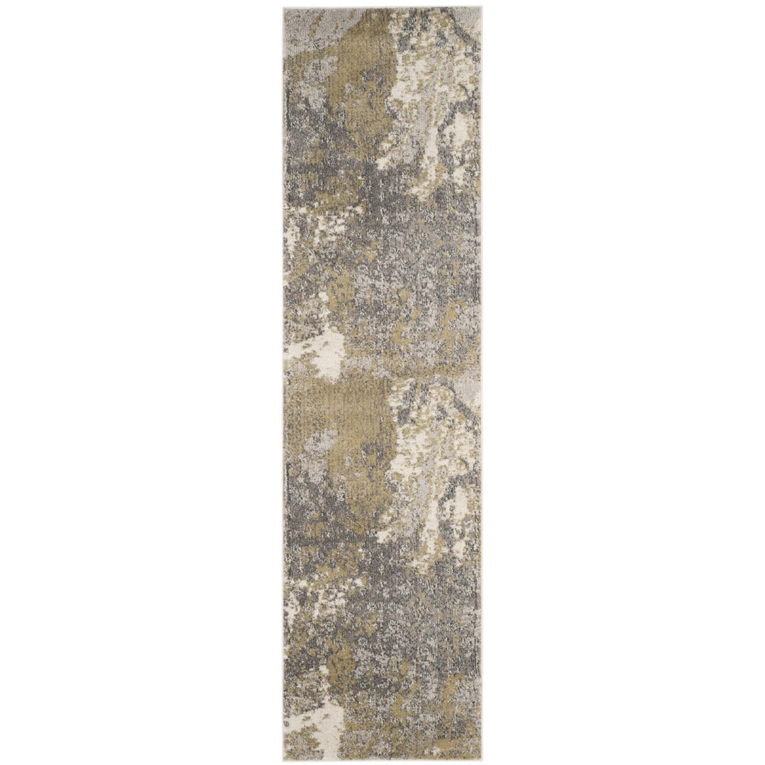 SAFAVIEH Monaco Collection MNC219S Ivory / Grey Rug Image 1