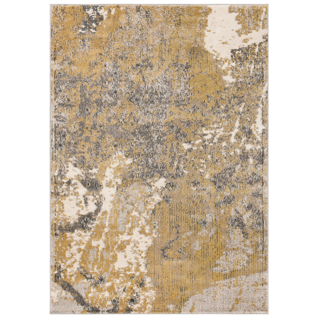 SAFAVIEH Monaco Collection MNC219S Ivory / Grey Rug Image 8