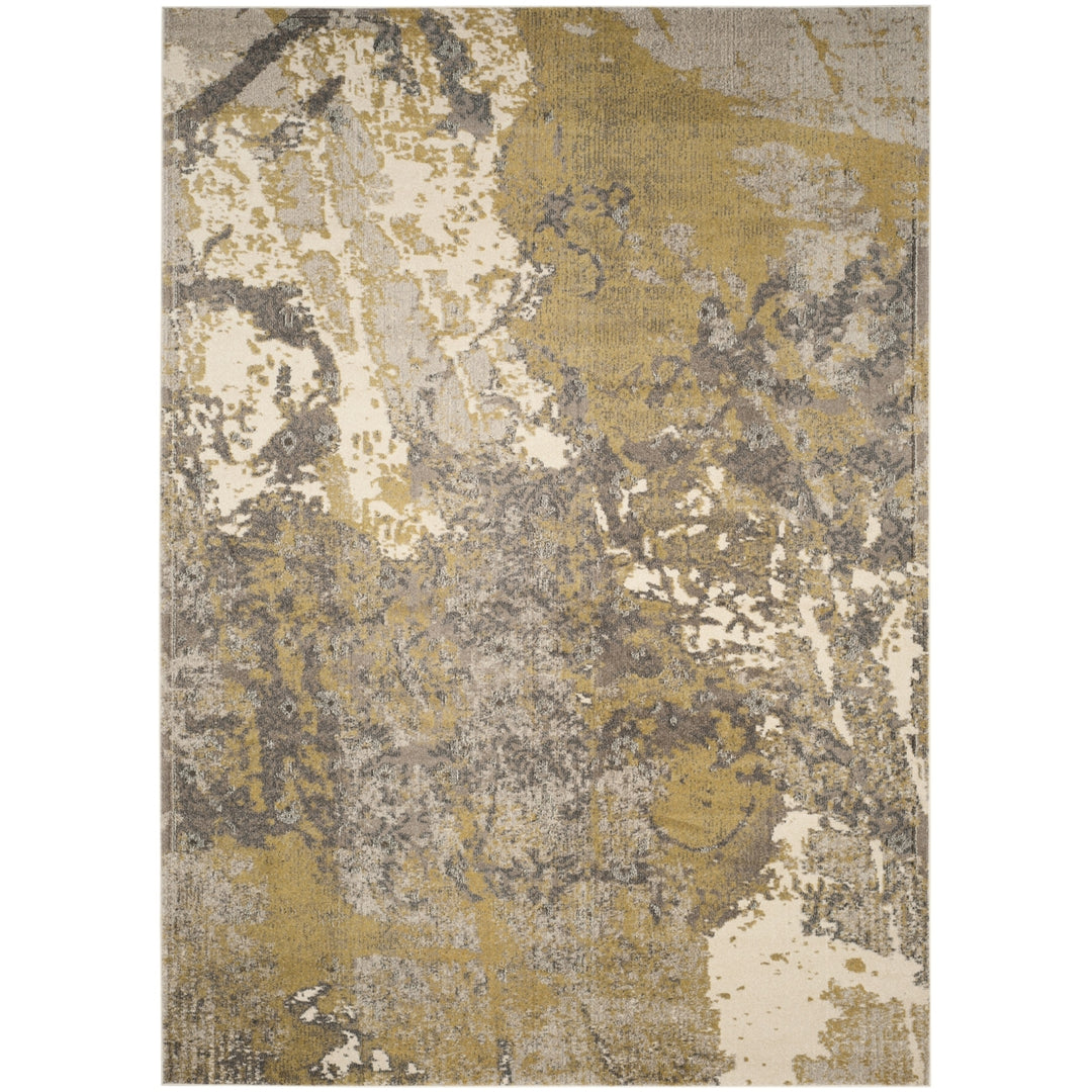 SAFAVIEH Monaco Collection MNC219S Ivory / Grey Rug Image 11