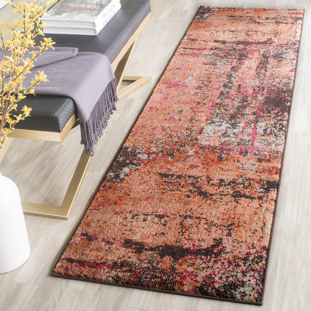 SAFAVIEH Monaco Collection MNC221F Multi Rug Image 2