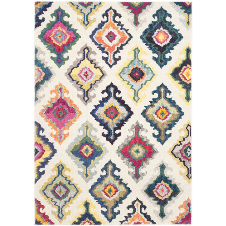 SAFAVIEH Monaco Collection MNC239A Ivory / Multi Rug Image 2